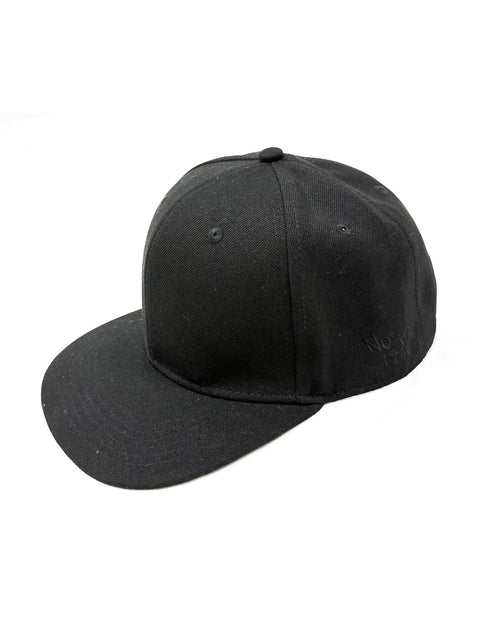 【NO-RIO】 シンプルStyleキャップ - Black×Black