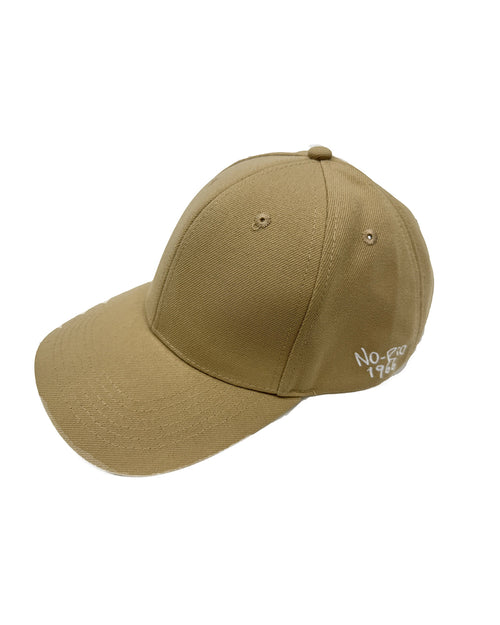 【NO-RIO】 シンプルStyleキャップ - Beige×White