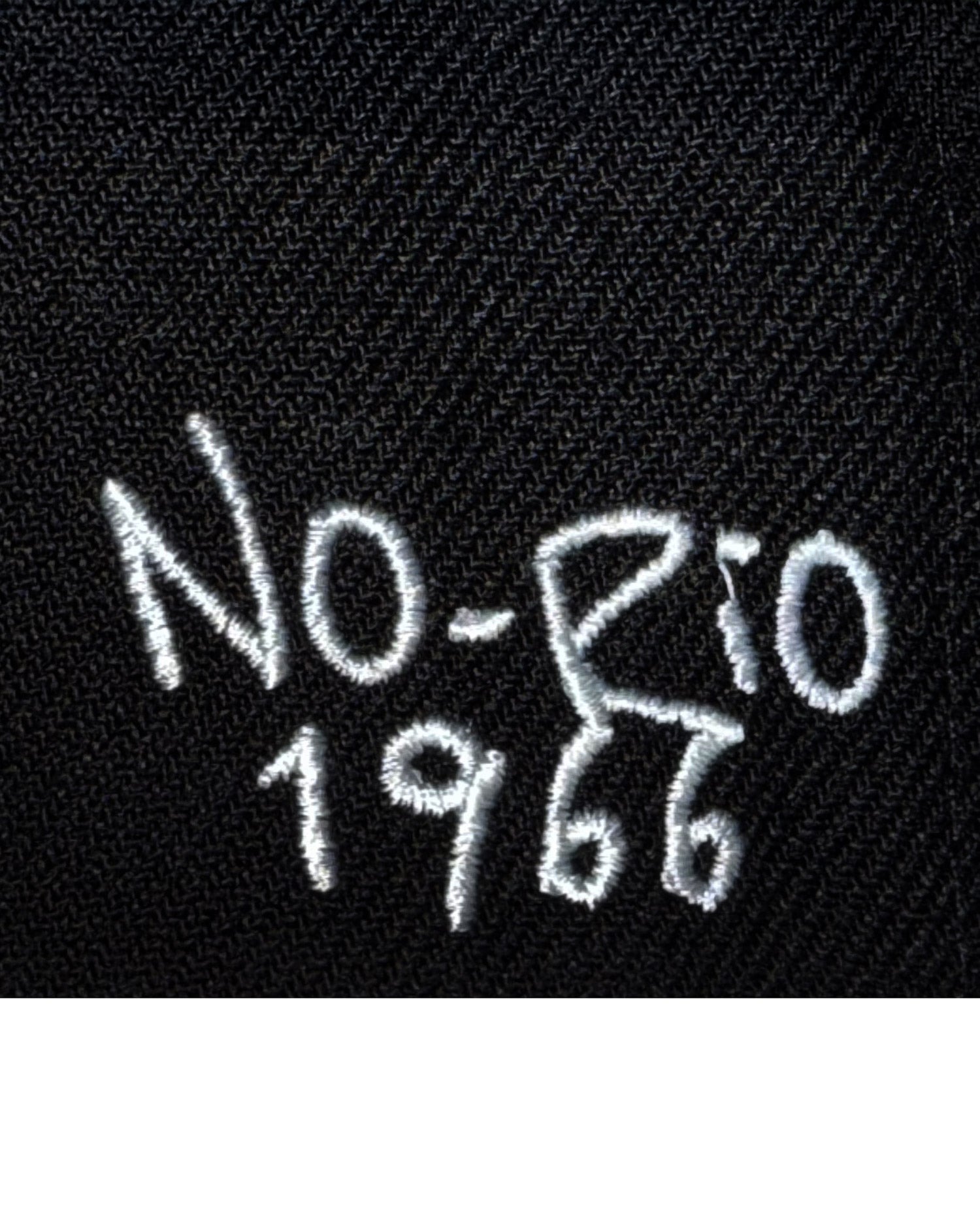 【NO-RIO】 シンプルStyleキャップ - Black×White