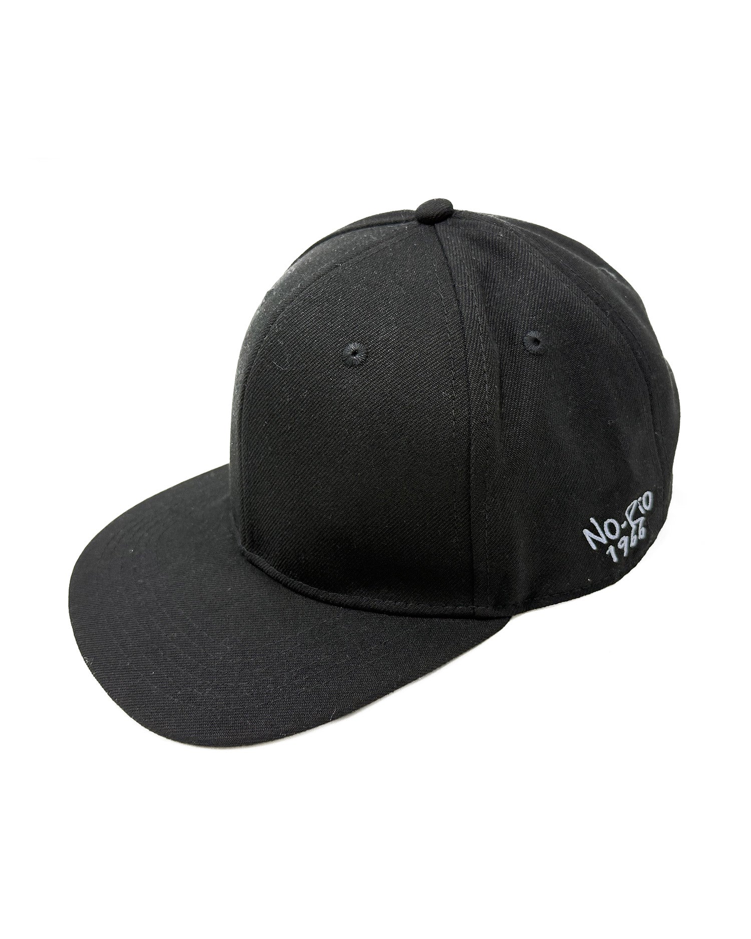 【NO-RIO】 シンプルStyleキャップ - Black×White