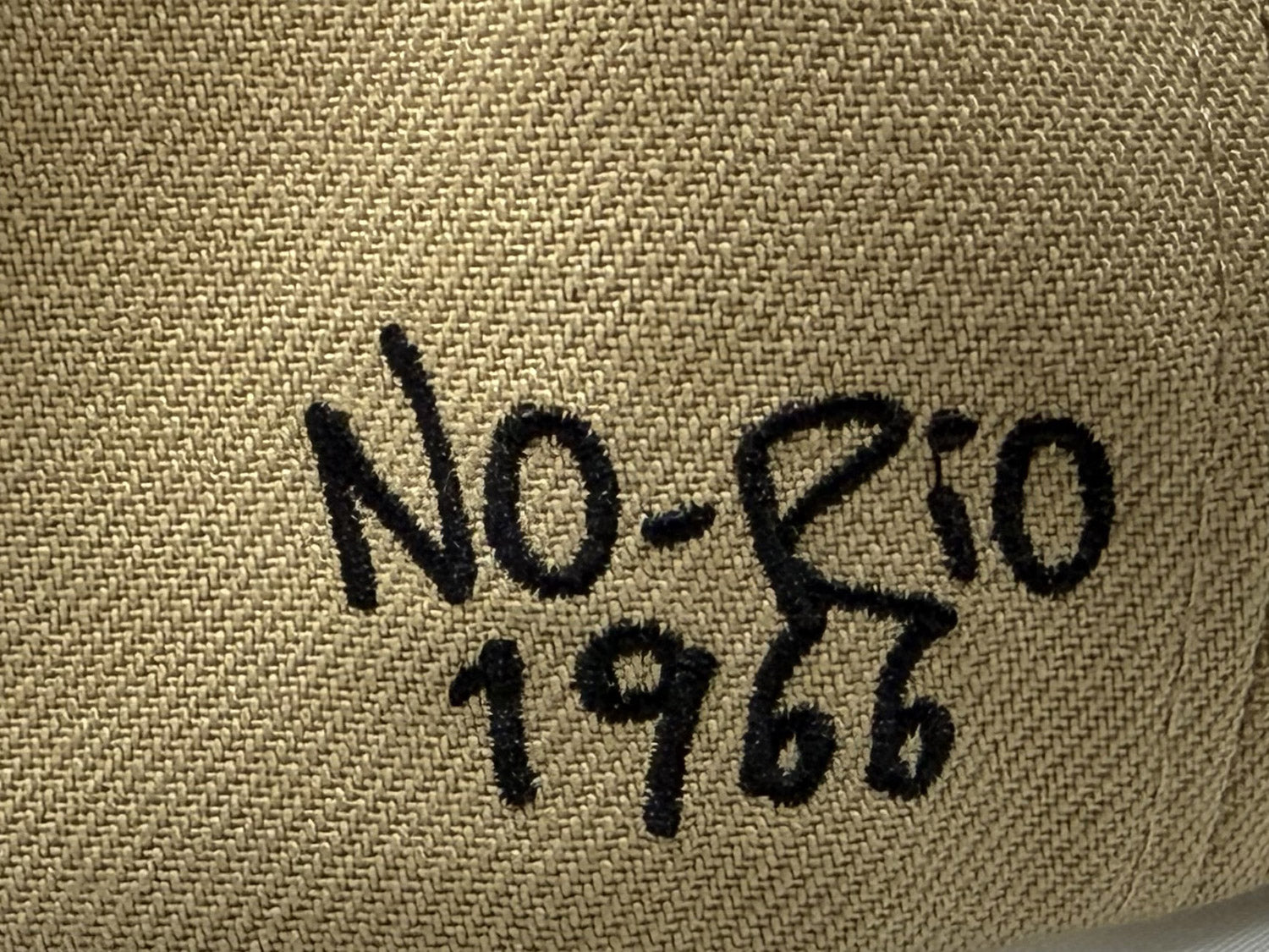 【NO-RIO】 シンプルStyleキャップ - Beige×Black