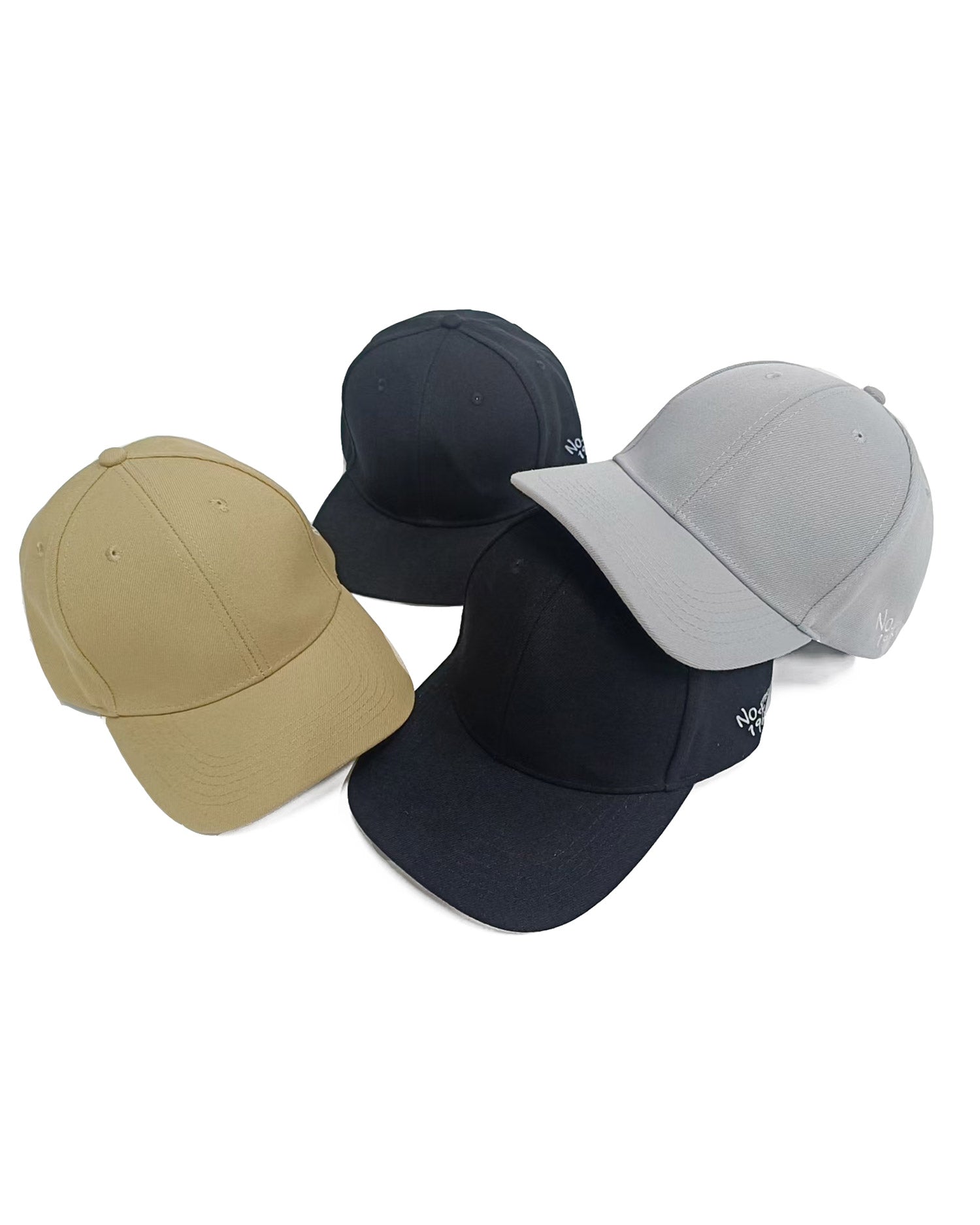 【NO-RIO】 シンプルStyleキャップ - Beige×White