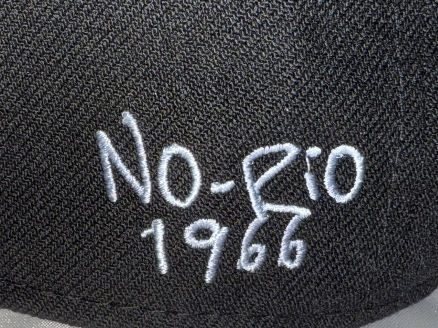 【NO-RIO】 ベーシックStyleキャップ - Black×White